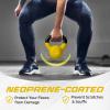 imageYes4All 232kg Neoprene CoatedPowder Coated Kettlebells Cast Iron Kettlebell Weight Sets for Home Gym Fitness ampamp Weight TrainingB 4 kg