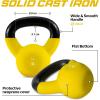 imageYes4All 232kg Neoprene CoatedPowder Coated Kettlebells Cast Iron Kettlebell Weight Sets for Home Gym Fitness ampamp Weight TrainingB 4 kg