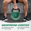 imageYes4All 232kg Neoprene CoatedPowder Coated Kettlebells Cast Iron Kettlebell Weight Sets for Home Gym Fitness ampamp Weight TrainingF 12 kg