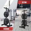 imageYes4All 6Pegs Olympic Weight Plate amp 2 Barbells  Weight Plate Tree Holder amp Vertical Barbell Storage RackA Weight Plate Tree Holder