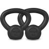 imageYes4All Cast Iron Kettlebell Strength Training Kettlebells 580 Lb 5101520253035404550607080 Lb for Full Body Workout Push up Strength Training  Single amp Kettlebell Set of 2 for MenABlack 5lbs
