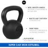 imageYes4All Cast Iron Kettlebell Strength Training Kettlebells 580 Lb 5101520253035404550607080 Lb for Full Body Workout Push up Strength Training  Single amp Kettlebell Set of 2 for MenDBlack 20lbs