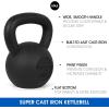 imageYes4All Cast Iron Kettlebell Strength Training Kettlebells 580 Lb 5101520253035404550607080 Lb for Full Body Workout Push up Strength Training  Single amp Kettlebell Set of 2 for MenK Black 60lbs