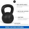 imageYes4All Cast Iron Kettlebell Strength Training Kettlebells 580 Lb 5101520253035404550607080 Lb for Full Body Workout Push up Strength Training  Single amp Kettlebell Set of 2 for MenGBlack 35lbs