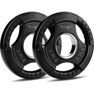 imageYes4All Weight Plate Grip Rubber CoatedPair
