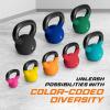imageYes4All 232kg Neoprene CoatedPowder Coated Kettlebells Cast Iron Kettlebell Weight Sets for Home Gym Fitness amp Weight TrainingC 6 kg