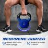imageYes4All 232kg Neoprene CoatedPowder Coated Kettlebells Cast Iron Kettlebell Weight Sets for Home Gym Fitness amp Weight TrainingG 16 kg