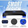 imageYes4All 2in1 Adjustable Aerobic Step Platform Fitness Exercise Stepper with Rocker Balance Board Legs for Home Workout Step Exercise amp Balance TrainingB Dark Blue
