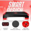 imageYes4All 2in1 Adjustable Aerobic Step Platform Fitness Exercise Stepper with Rocker Balance Board Legs for Home Workout Step Exercise amp Balance TrainingC Red
