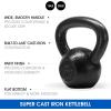imageYes4All Kettlebell Sets 5  10  15  20  25  30 LB Cast Iron Strength Training Kettlebells Wide Handles amp Flat Bottom MultiLevel from Beginners to Pros for Strength Training amp Home GymB 15  20 lbs