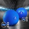 imageYes4All Medicine Balls Weight Slam Balls 45kg 68kg 9kg 113kg 136kg 18kg No Bounce Rubber Exercise Ball  Black Blue Teal Orange amp Glossy for Strength Training Power MMA Boxing Gym WeightBlue