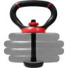 imageYes4All Adjustable Kettlebell Handle for Weight Plates Dumbbell Converter for Strength Training Kettlebells Home GymB Red  Single