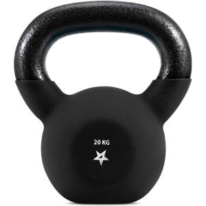 imageYes4All 220kg Neoprene Coated Cast Iron Kettlebell Kettle Bell Weight Sets for Home Gym Fitness amp Weight Training  Multicolor KettlebellsH 20 kg