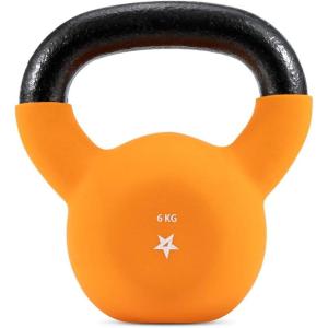 imageYes4All 232kg Neoprene CoatedPowder Coated Kettlebells Cast Iron Kettlebell Weight Sets for Home Gym Fitness amp Weight TrainingC 6 kg