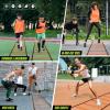 imageYes4All Agility Ladder  Adjustable Speed amp Agility Training Equipment for All Ages  Durable Portable Multiple Combo Sets AvailableG 8 Rungs Orange