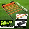 imageYes4All Agility Ladder  Adjustable Speed amp Agility Training Equipment for All Ages  Durable Portable Multiple Combo Sets AvailableG 8 Rungs Orange