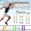 imageYes4All Agility Ladder  Adjustable Speed amp Agility Training Equipment for All Ages  Durable Portable Multiple Combo Sets AvailableK 8 Rungs Blue