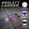 imageYes4All Agility Ladder  Adjustable Speed amp Agility Training Equipment for All Ages  Durable Portable Multiple Combo Sets AvailableK 8 Rungs Blue