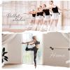 imageYes4All Single Bar Wall Mount Ballet Barre Beech Ballet Bar for Ballet Poses Home Workouts Yoga Stretching and Dance PracticeA Natural Wood