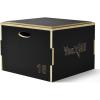 imageYes4All 3 in 1 Wooden Plyo Box Plyometric Box Platform for Jump Training Jump Boxes for Home Gym Exercise and Outdoor WorkoutC Black