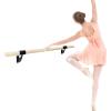 imageYes4All Single Bar Wall Mount Ballet Barre Beech Ballet Bar for Ballet Poses Home Workouts Yoga Stretching and Dance PracticeA Natural Wood