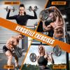 imageYes4All Standard 1Inch Grip Weight Plates Cast Iron with Multiple Sizes from 25 lb to 35 lb for Strength Training Weightlifting amp Muscle ToningG 25LB