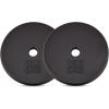 imageYes4All Standard Weight Plates 1Inch Cast Iron Barbell Weights Wide Range 550 LB Ideal for Strength Training amp Workout Routine Available in Single Pair amp Set of 41Inch Center