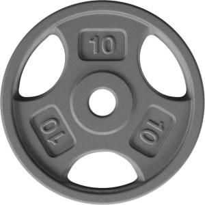 imageYes4All Standard 1Inch Grip Weight Plates Cast Iron with Multiple Sizes from 25 lb to 35 lb for Strength Training Weightlifting amp Muscle ToningH 10LB