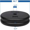 imageYes4All 1 Inch Grip Cast Iron Weight Plates for Dumbbells  Standard Weight Plates  20lb
