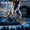 imageYes4All Olympic EZ Curl Barbell 47 Curl Bar 2 Diameter With Spring Collars For Weight TrainingZ 200lbs