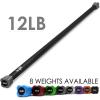 imageYes4All Total Body Workout Weighted Bar Resistance Band Bar Racks for Strength Training Exercise Bar for Yoga in Home and Gym  SingleComboColorCoded