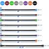 imageYes4All Total Body Workout Weighted Bar Resistance Band Bar Racks for Strength Training Exercise Bar for Yoga in Home and Gym  SingleComboColorCoded