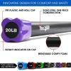 imageYes4All Total Body Workout Weighted Bar Resistance Band Bar Racks for Strength Training Exercise Bar for Yoga in Home and Gym  SingleComboColorCoded