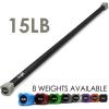 imageYes4All Total Body Workout Weighted Bar Resistance Band Bar Racks for Strength Training Exercise Bar for Yoga in Home and Gym  SingleComboColorCoded