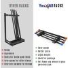 imageYes4All Total Body Workout Weighted Bar Resistance Band Bar Racks for Strength Training Exercise Bar for Yoga in Home and Gym  SingleComboGray
