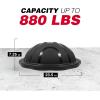 imageYes4All Balance Ball 880lbs Fitness Work Out Half Ball Home Gym Equipment for Exercise Yoga Trainer Core Strength
