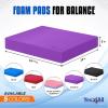 imageYes4All Balance Pad Nonslip TPE Foam Balance Pad with Upgraded Sizes  L XL XXL Balance Mat for Fitness Yoga amp Stability Training  Multicolor OptionsDPurple  L  15 5 x 13 x 2