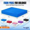 imageYes4All Balance Pad Nonslip TPE Foam Balance Pad with Upgraded Sizes  L XL XXL Balance Mat for Fitness Yoga amp Stability Training  Multicolor OptionsIBlue  XL  19 x 15 x 2 25