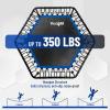 imageYes4All Rebounder Trampoline for Adults 48Inch 350 LBS Stable amp Silent Exercise Trampoline for Rebounding Jumping CardioA Black without Handle  48 inch