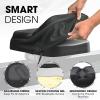 imageYes4All Rowing Machine Seat Cushion Good with NonSlip Silicon Cooling Gel Seat Cover Groove Design Custom Fit Comfort BlackA Standard