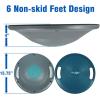 imageYes4All Upgraded Wobble Balance Board 1634 TPE Nonslip Stability Board for Home Gym Standing Desk amp Physical TherapyL Midnight Green
