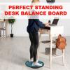 imageYes4All Upgraded Wobble Balance Board 1634 TPE Nonslip Stability Board for Home Gym Standing Desk amp Physical TherapyL Midnight Green