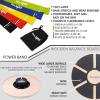 imageYes4All Versatile Wooden Wobble Balance Trainer Board with 360 Degree RotationJ Combo Wooden Balance Board  Resistance Bands
