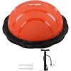 imageYes4All Combo Half Ball Balance Trainer Balance Massager Roller for Yoga Pilates StretchesB RedBlack