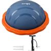 imageYes4All Combo Half Ball Balance Trainer Balance Massager Roller for Yoga Pilates StretchesC BlueOrgane