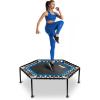imageYes4All Rebounder Trampoline for Adults 48Inch 350 LBS Stable amp Silent Exercise Trampoline for Rebounding Jumping CardioA Black without Handle  48 inch