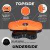imageYes4All Ab Twister Board 15 inch XXL Waist Twisting DiscTwisting Stepper for Aerobic Exercise Full Body Toning Workout NoiseFree 2pcs in a BoxBlackOrange
