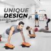 imageYes4All Ab Twister Board 15 inch XXL Waist Twisting DiscTwisting Stepper for Aerobic Exercise Full Body Toning Workout NoiseFree 2pcs in a BoxBlackOrange