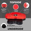 imageYes4All Ab Twister Board 15 inch XXL Waist Twisting DiscTwisting Stepper for Aerobic Exercise Full Body Toning Workout NoiseFree 2pcs in a BoxBlackRed