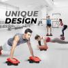imageYes4All Ab Twister Board 15 inch XXL Waist Twisting DiscTwisting Stepper for Aerobic Exercise Full Body Toning Workout NoiseFree 2pcs in a BoxBlackRed